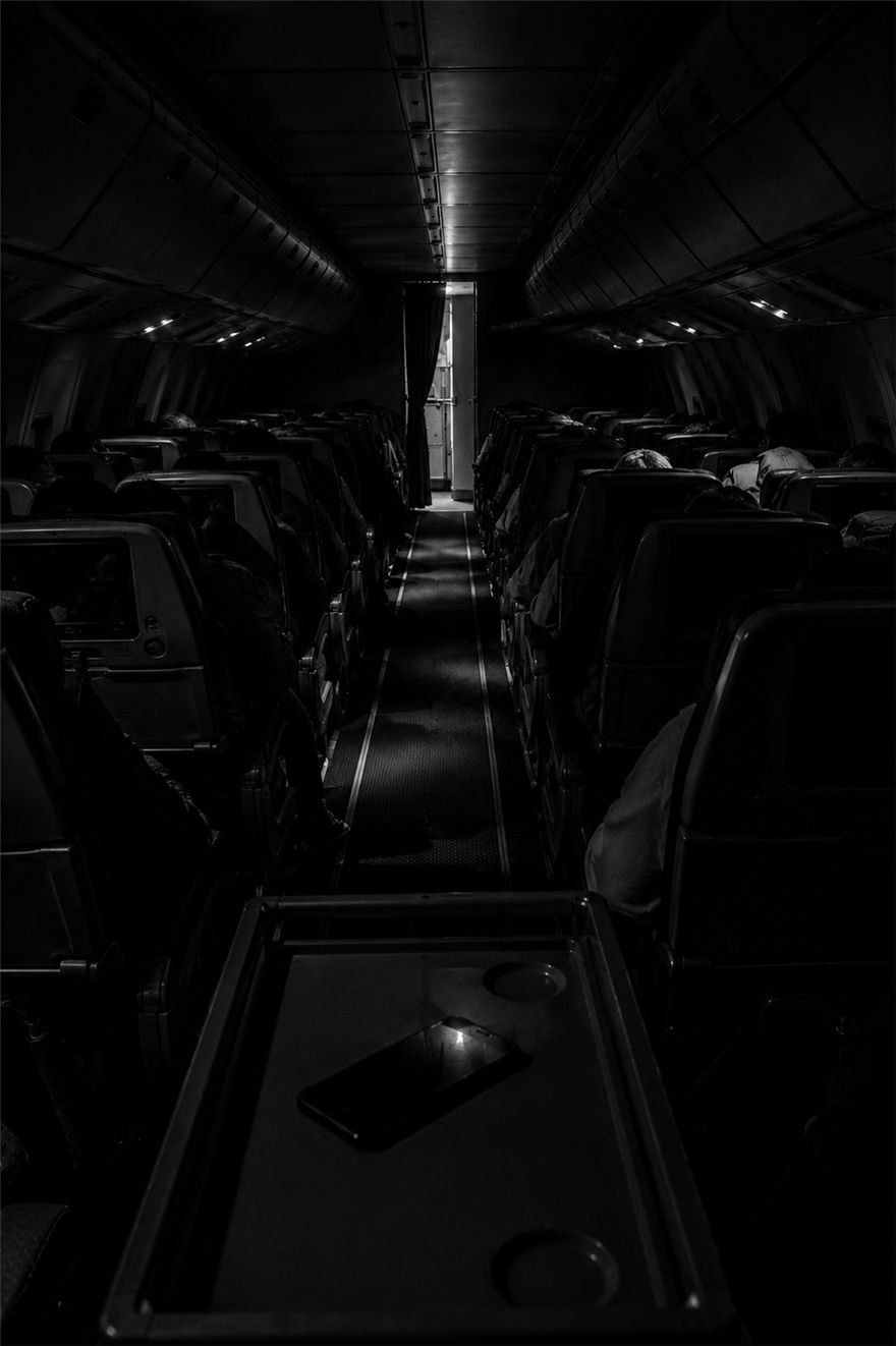 The climax, at thirty-eight thousand feet